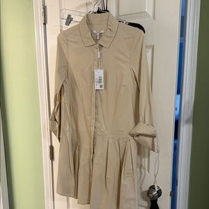 Derek Lam Beige Shirt Dress